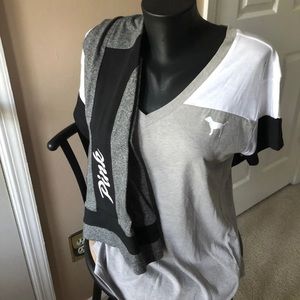 Vs Pink Legging & Tee Set